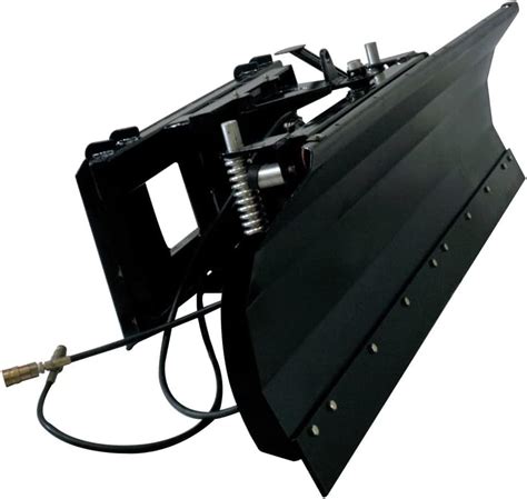 titan attachments hydraulic skid steer dozer blade snow quick tach|universal skid steer dozer blade.